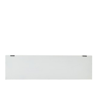 Cadre avec poissons en bois blanc 81x3x21 cm